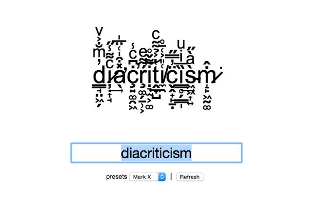 Diacriticism website