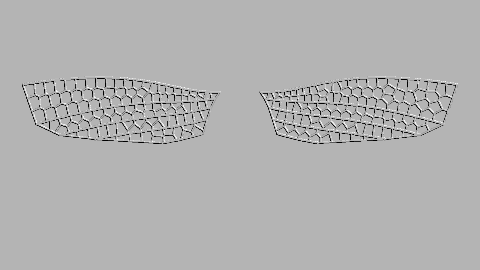 Insect wings with an emboss filter applied
