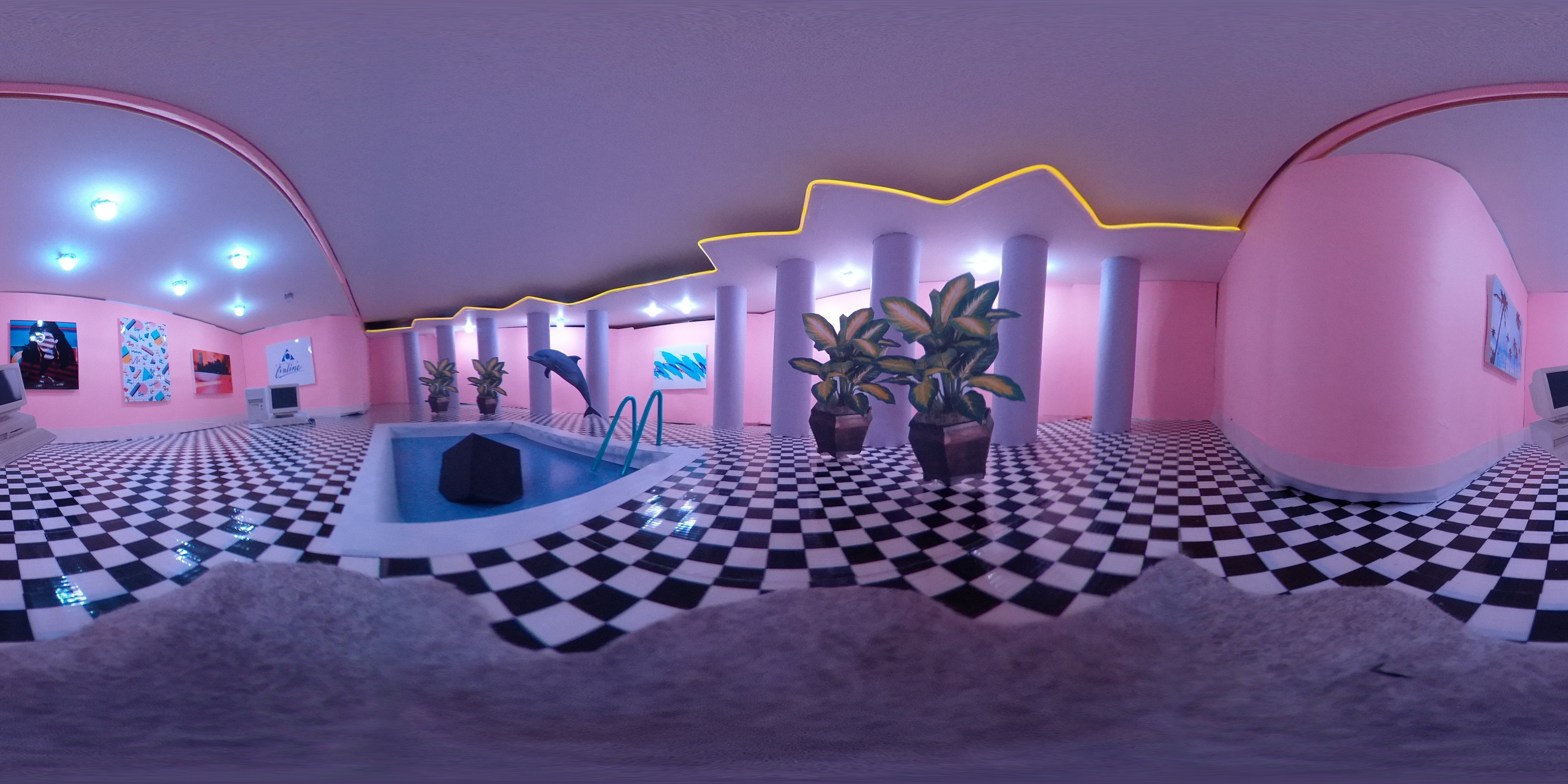 Vaporwave Panorama
