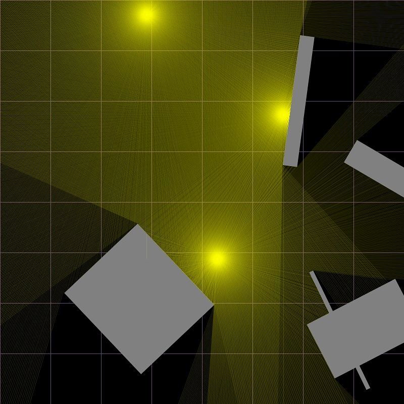 Overhead Ray Tracing · Niel McLaren