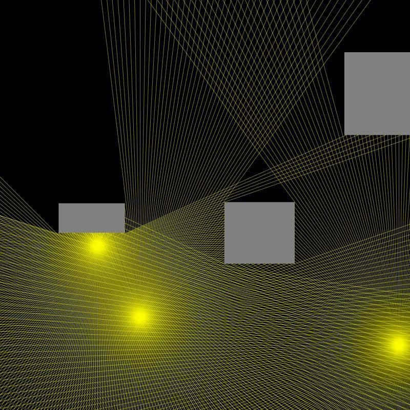 Overhead Ray Tracing · Niel McLaren