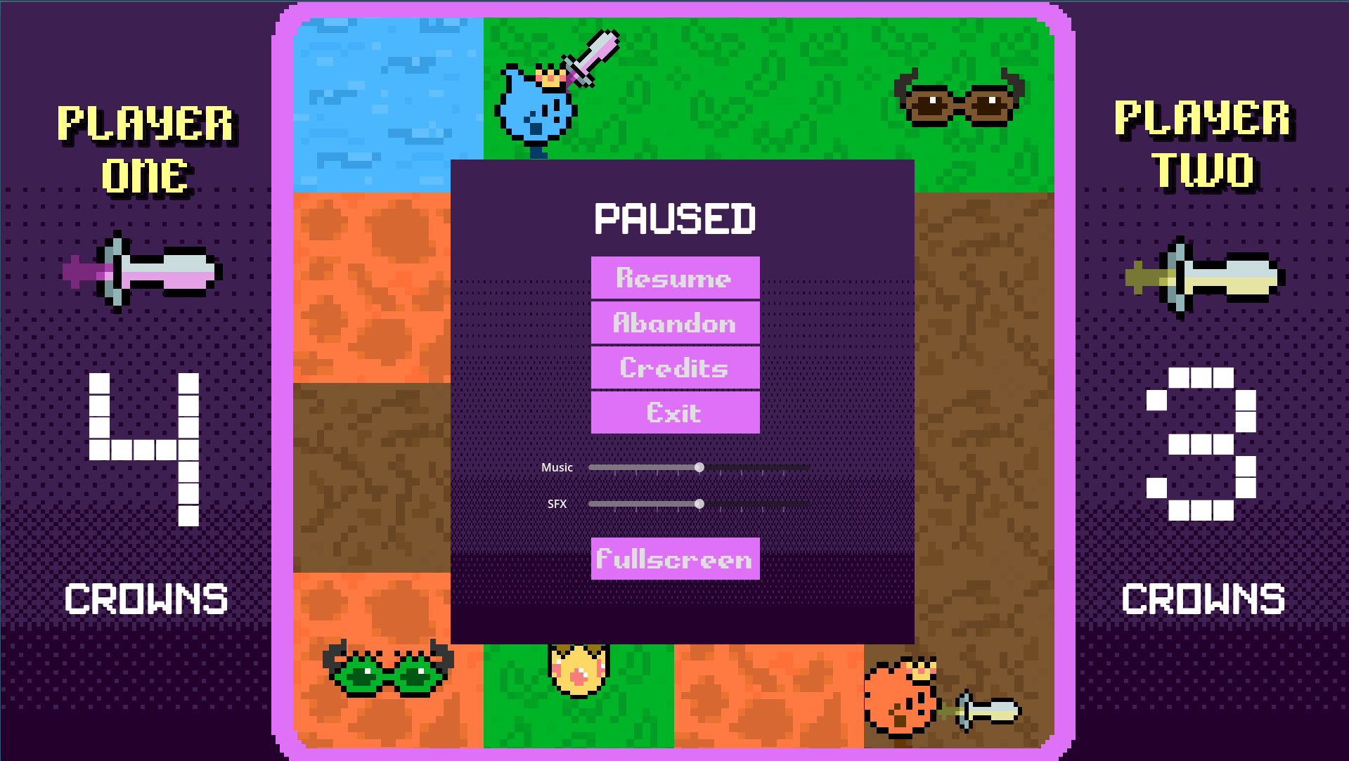 Pause Screen